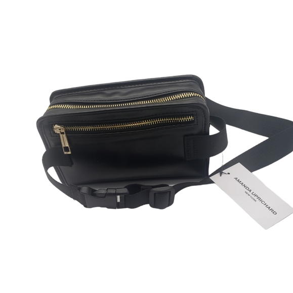 Amanda Uprichard Bags Amanda Uprichard Black Quilted Belt Bag